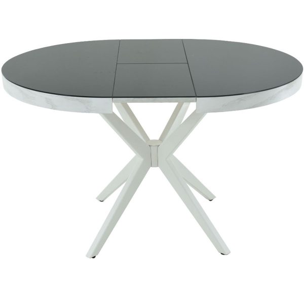 Стол «Оскар» D950 GLASS, стекло черное — изображение 5