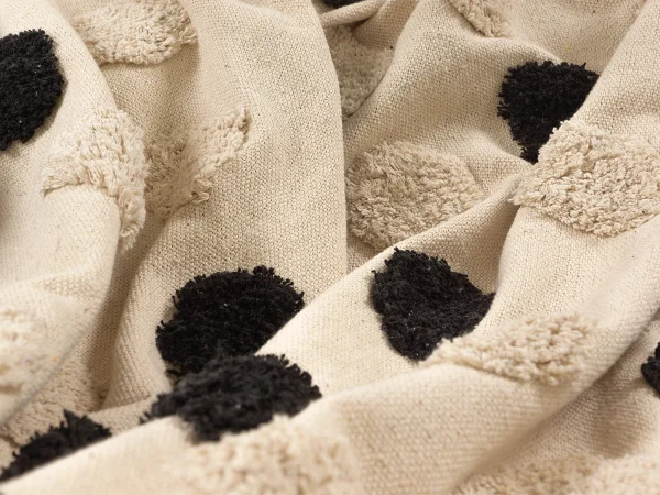 pled-waiting-150h125-3 Плед Waiting 150х125 черный, бежевый — изображение 4