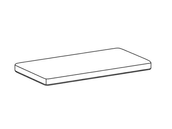 Подушка Modus на тумбу малую коричневый — изображение 2