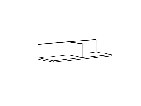 Полка малая Rili белый — изображение 3