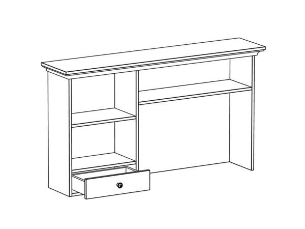 Полочный модуль Reina Белый белый — изображение 5