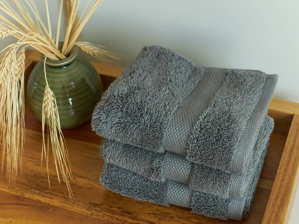 Полотенце махровое Rubi темно-серый — изображение 4