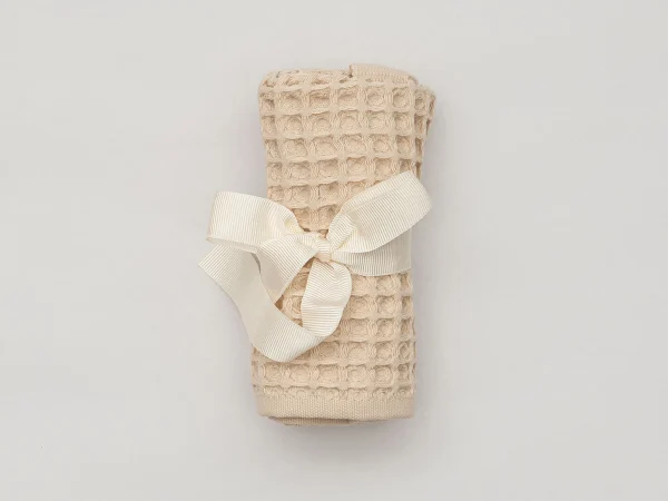 Полотенце вафельное Anda 30x50 бежевый — изображение 4