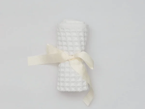 Полотенце вафельное Anda 30x50 белый — изображение 5