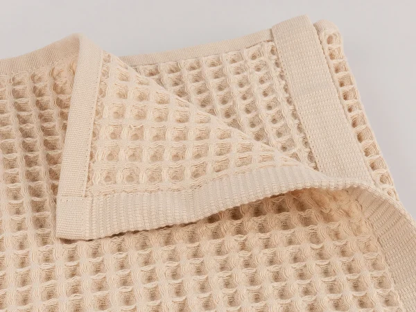 Полотенце вафельное Anda 50x90 бежевый — изображение 3