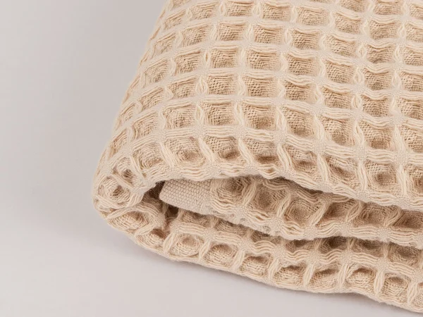 Полотенце вафельное Anda 50x90 бежевый — изображение 4