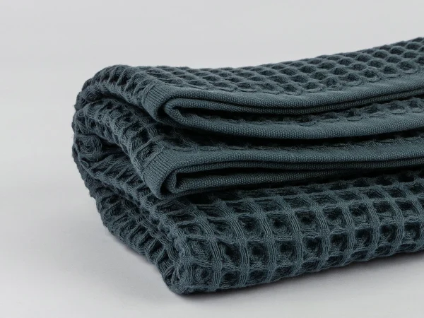 polotence-vafelnoe-anda-50x90-3 Полотенце вафельное Anda 50x90 темно-серый — изображение 4