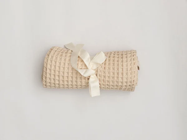 Полотенце вафельное Anda 50x90 бежевый — изображение 5