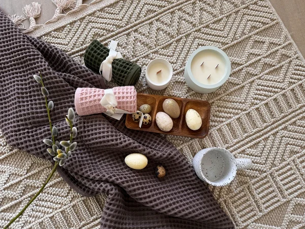 polotence-vafelnoe-anda-50x90-4 Полотенце вафельное Anda 50x90 темно-серый — изображение 5