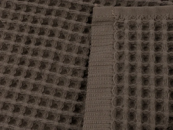 Полотенце вафельное Anda 70x140 коричневый — изображение 3