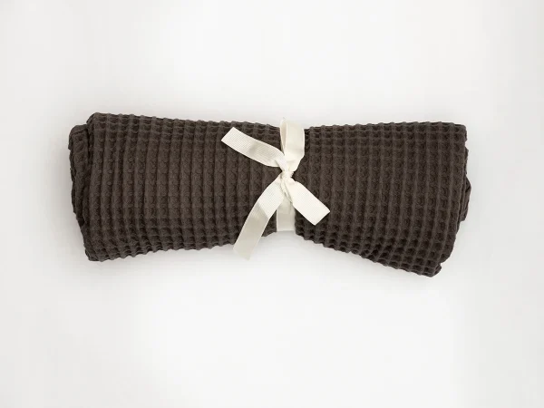 Полотенце вафельное Anda 70x140 коричневый — изображение 5