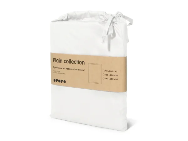 Простыня Plain Collection белый — изображение 2