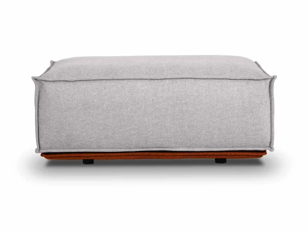 Пуф Asti оранжевый, светло-серый — изображение 2