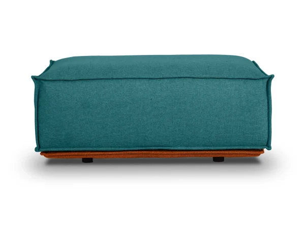 Пуф Asti оранжевый, бирюзовый — изображение 2