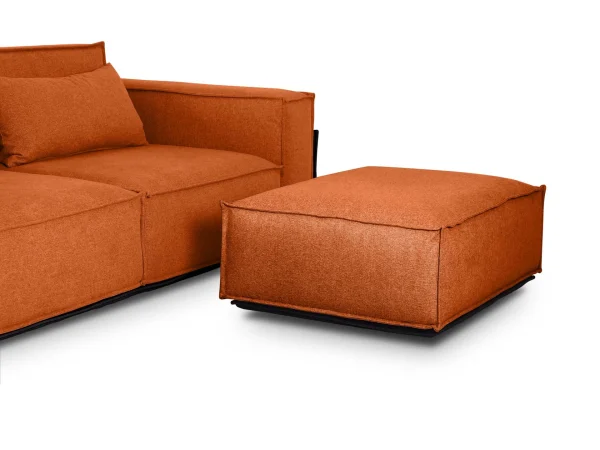 Пуф Asti оранжевый, черный — изображение 5