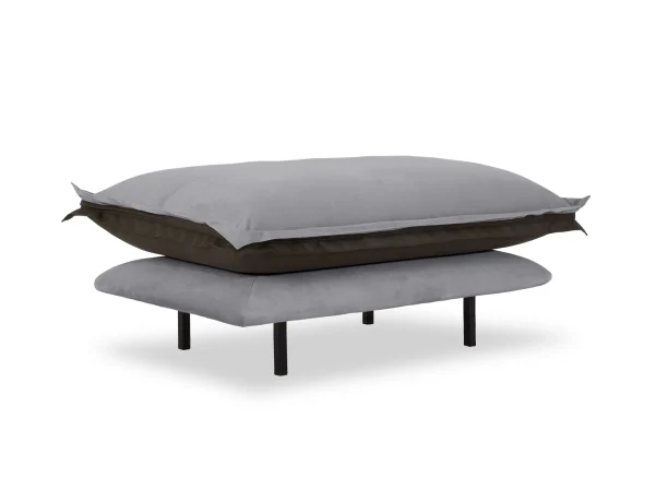 Пуф Barcelona коричневый, серый — изображение 2