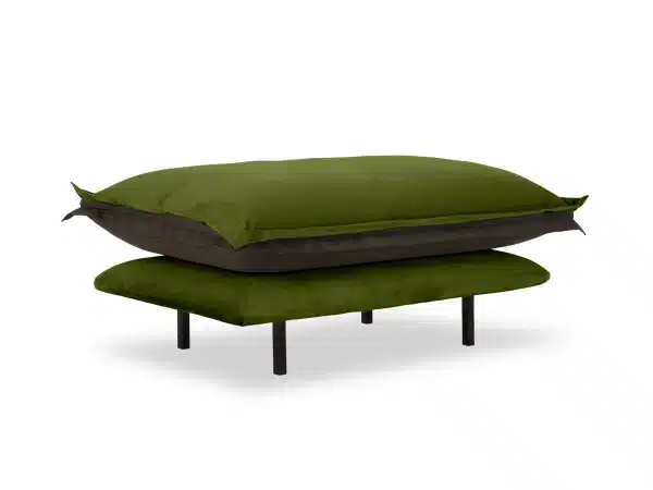 Пуф Barcelona коричневый, зеленый — изображение 2