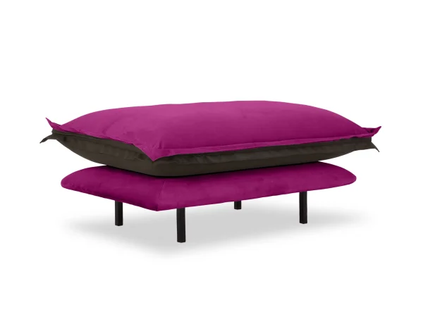 Пуф Barcelona коричневый, фиолетовый — изображение 2