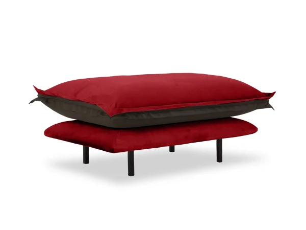 Пуф Barcelona коричневый, бордовый — изображение 2