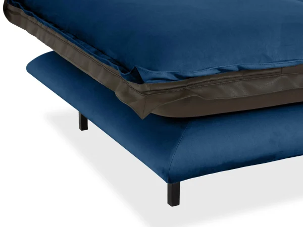 Пуф Barcelona коричневый, синий — изображение 3