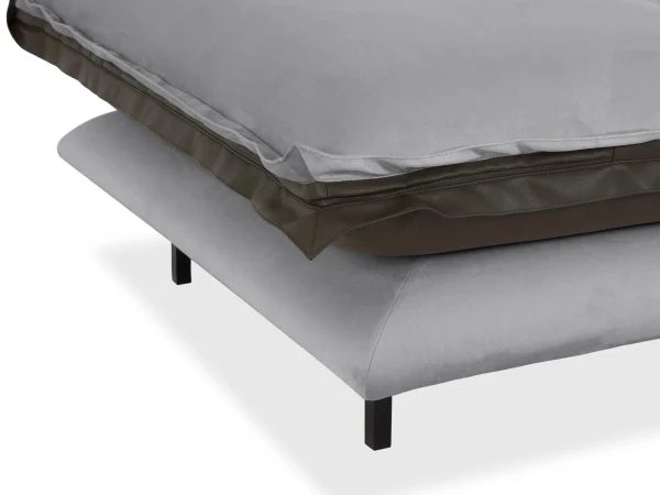 Пуф Barcelona коричневый, серый — изображение 3