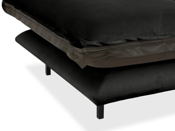 Пуф Barcelona коричневый, черный — изображение 3