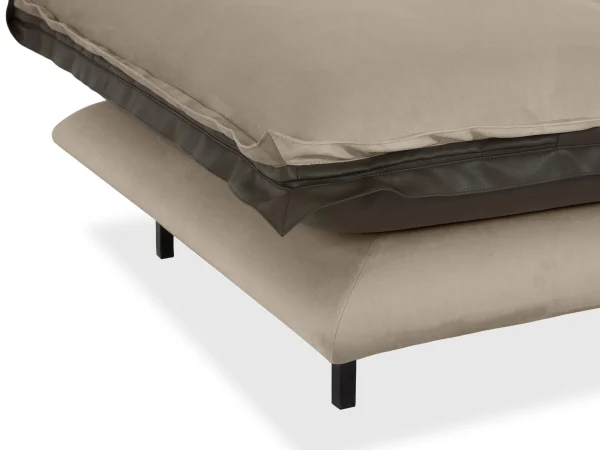 Пуф Barcelona коричневый, светло-коричневый — изображение 3