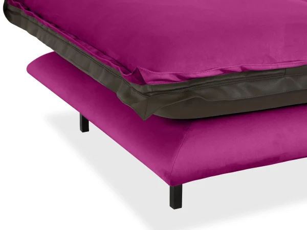 Пуф Barcelona коричневый, фиолетовый — изображение 3