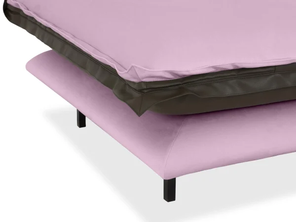 Пуф Barcelona коричневый, фиолетовый — изображение 3