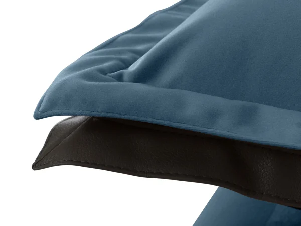 Пуф Barcelona коричневый, голубой — изображение 4