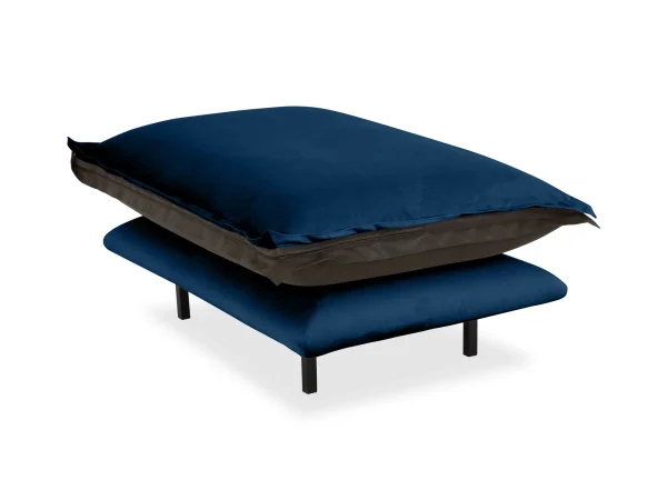 Пуф Barcelona коричневый, синий — изображение 5