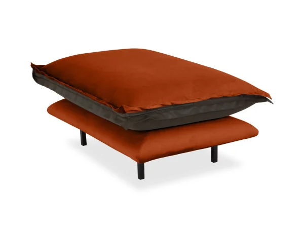 Пуф Barcelona коричневый, красный — изображение 5