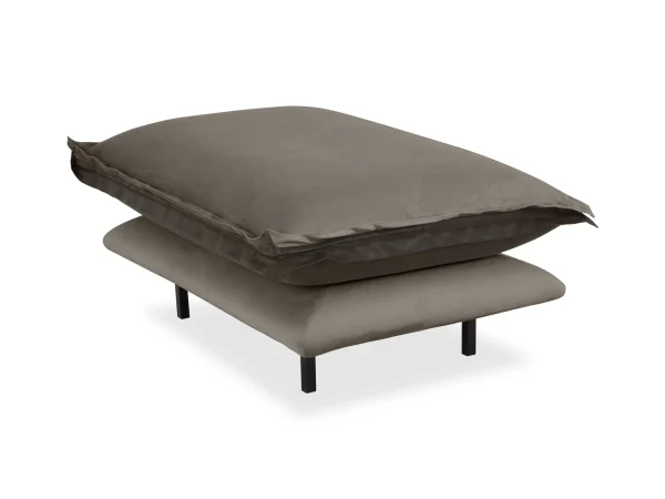 Пуф Barcelona темно-серый, коричневый — изображение 5