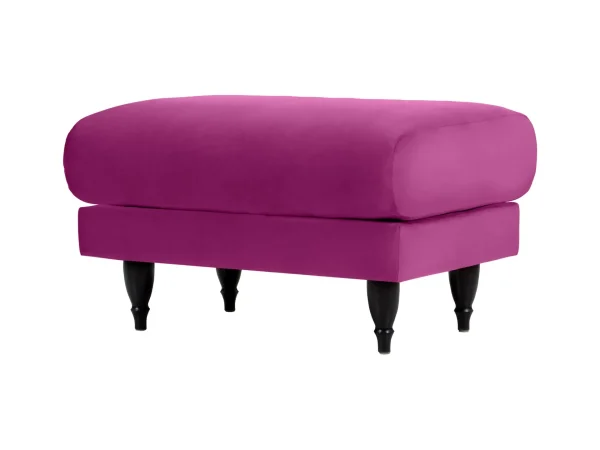 Пуф Italia черный, фиолетовый — изображение 2