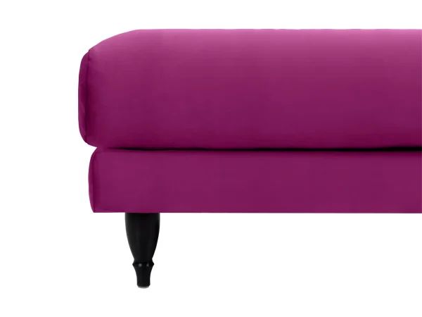 Пуф Italia черный, фиолетовый — изображение 3