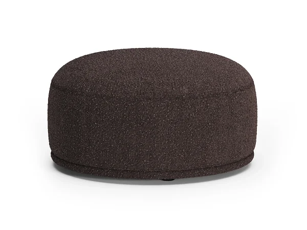 Пуф круглый Fabro коричневый — изображение 2