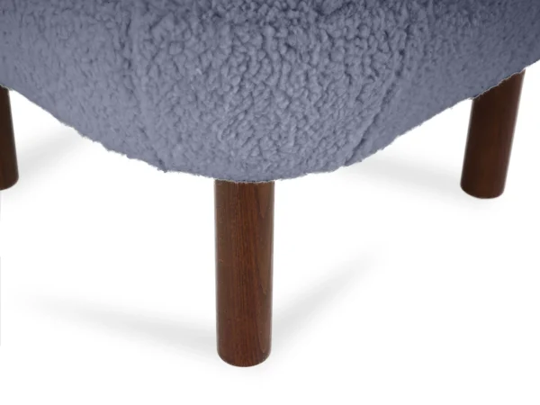 Пуф Lounge Wood синий, белый — изображение 3