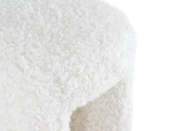 Пуф Shaggy белый — изображение 5