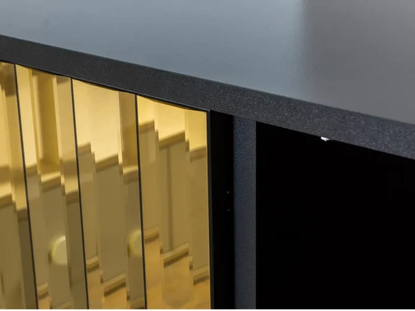 Сервант Dante малый черный, золотистый — изображение 5