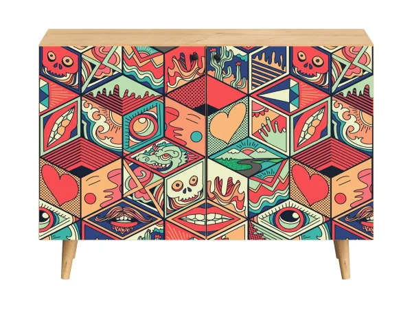 Сервант Frida с принтом, робиния брэнсон — изображение 2