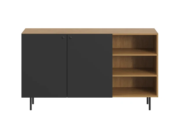 Сервант Frida черный, робиния брэнсон — изображение 2