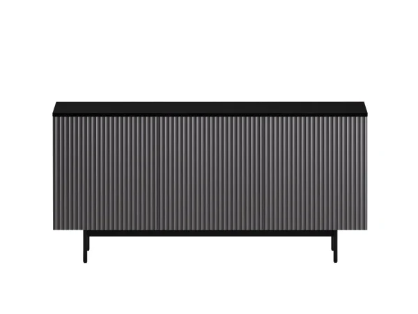 Сервант Mikko 3х-дверный темно-серый — изображение 2