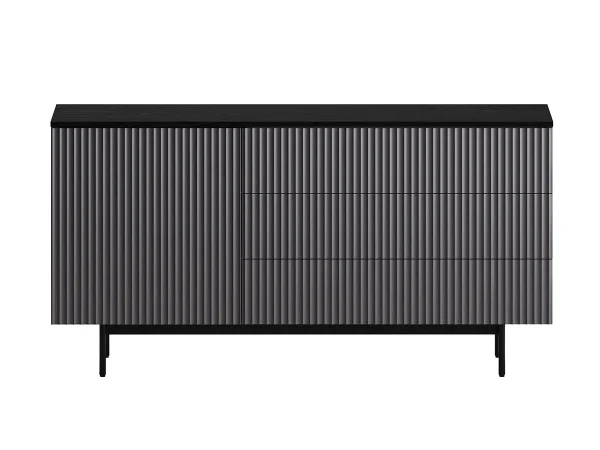 Сервант Mikko с ящиками темно-серый — изображение 2