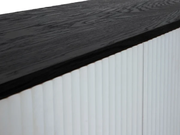 Сервант Mikko с ящиками бежевый, черный — изображение 3