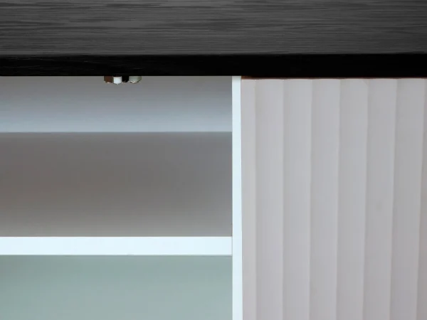 Сервант Mikko с ящиками бежевый, черный — изображение 4