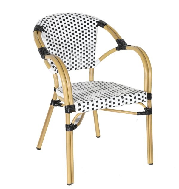 "Шанэль" плетеный стул из искусственного ротанга