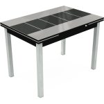 Стол «Шанхай» Каре 110x74см, бело-черный — изображение 3