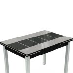 Стол «Шанхай» Каре 110x74см, бело-черный — изображение 4