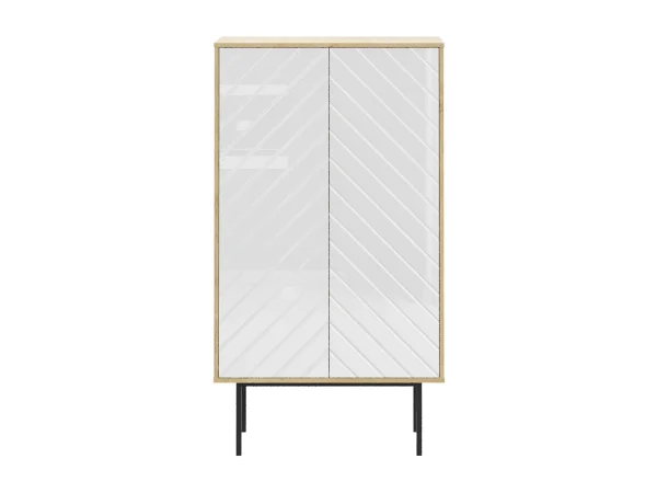 Шкаф 2-дверный Boho белый, дуб корбридж — изображение 2