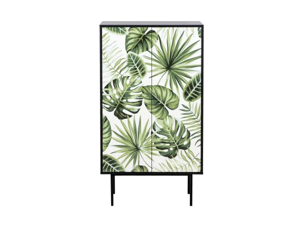 Шкаф 2-дверный Boho Color черный, с принтом — изображение 2